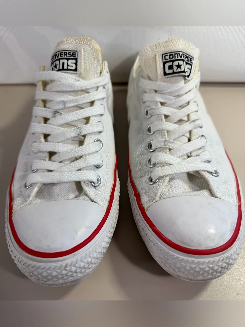 Converse Chuck Taylor All Star Optical White Ox  Mens 9 Womens 11  M7652 - Picture 2 of 7